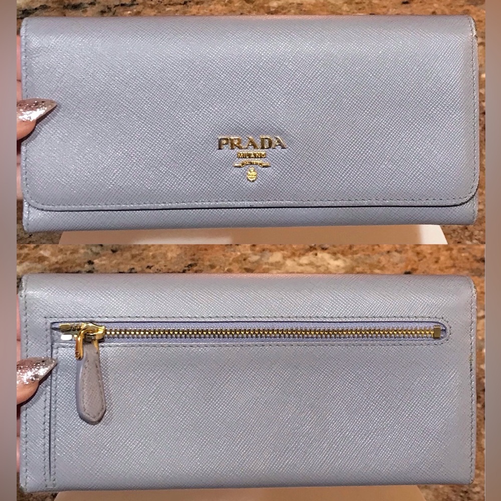 Prada Signature Saffiano Leather Continental Wallet 😍🔥 - Picture 8 of 17